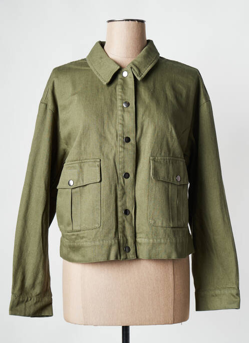 Veste en jean kaki VILA pour femme