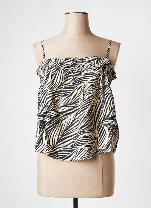 Top beige VILA pour femme