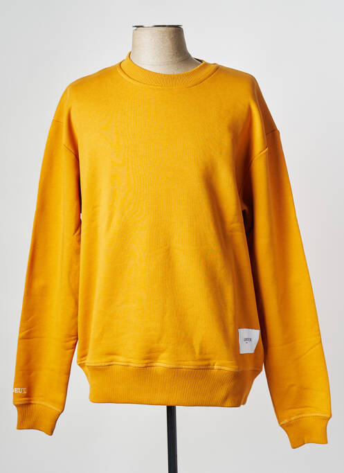 Sweat-shirt jaune LES DEUX pour homme