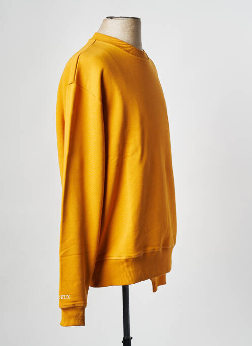 Sweat-shirt jaune LES DEUX pour homme
