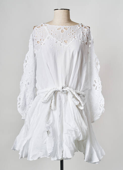 Robe courte blanc MES DEMOISELLES...PARIS pour femme