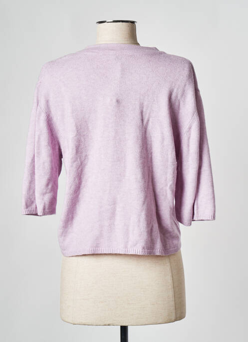 Gilet manches courtes violet OBJECT pour femme