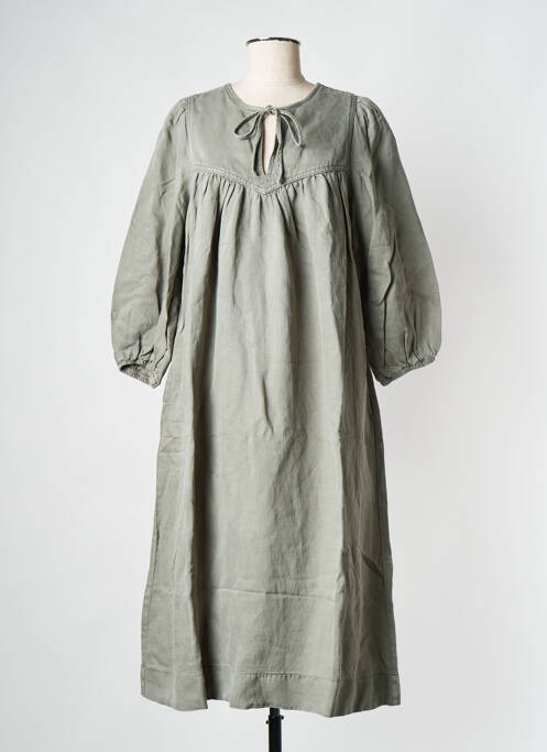 Robe mi-longue vert SECOND FEMALE pour femme