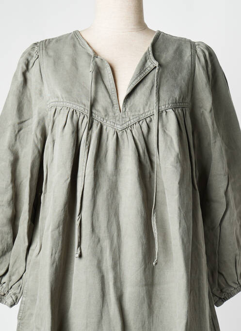 Robe mi-longue vert SECOND FEMALE pour femme