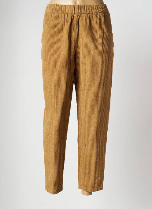 Pantalon droit beige POMANDERE pour femme