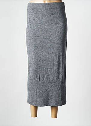 Jupe mi-longue gris PENNYBLACK femme