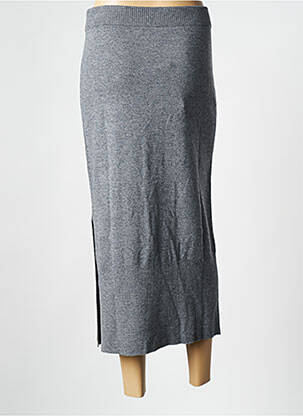 Jupe mi-longue gris PENNYBLACK femme