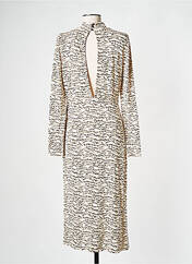 Robe longue beige OBJECT pour femme seconde vue