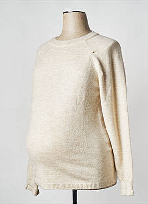 Pull maternité beige NOPPIES femme