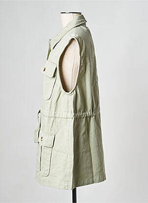 Veste en jean beige MSCH COPENHAGEN femme