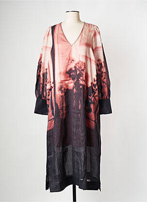 Robe mi-longue rose SECOND FEMALE femme
