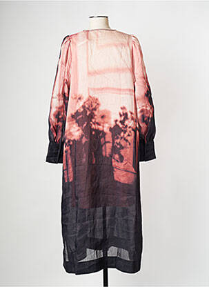 Robe mi-longue rose SECOND FEMALE femme