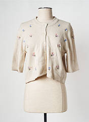 Gilet manches courtes gris OBJECT pour femme seconde vue