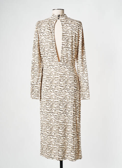 Robe longue beige OBJECT pour femme