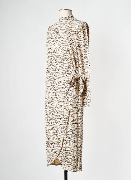 Robe longue beige OBJECT pour femme