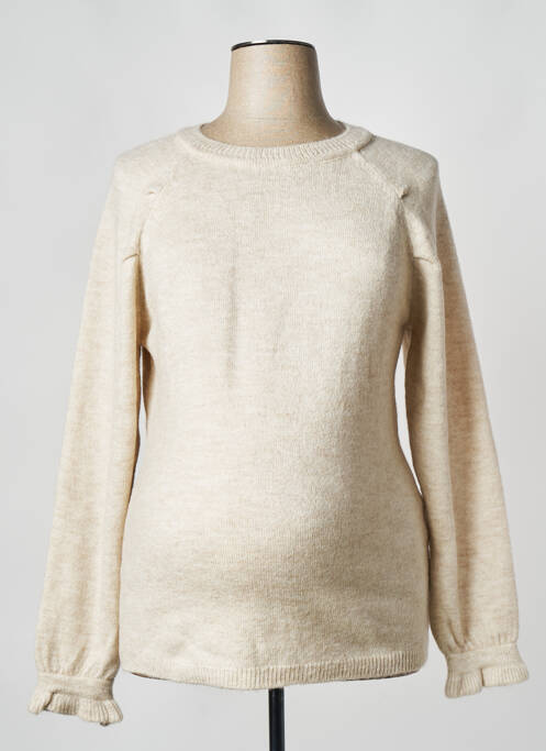 Pull maternité beige NOPPIES femme