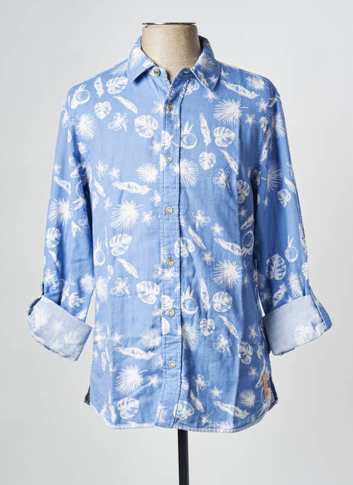 Chemise manches longues blanc SCOTCH & SODA pour homme