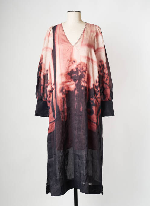 Robe mi-longue rose SECOND FEMALE pour femme