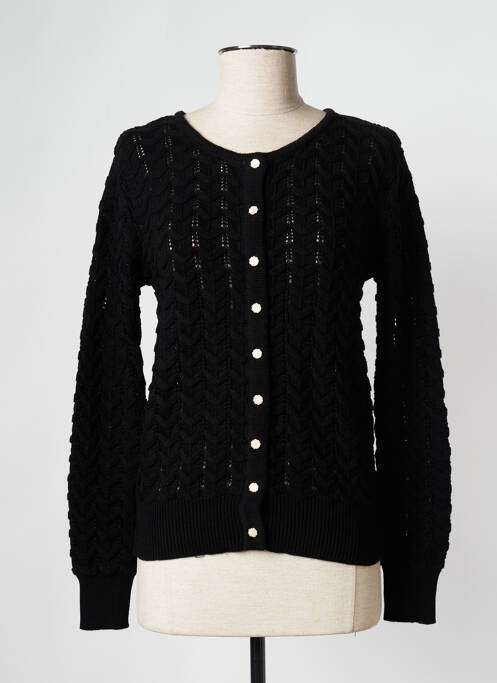 Gilet manches longues noir MOLLY BRACKEN pour femme