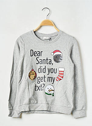Sweat-shirt gris NAME IT fille
