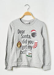 Sweat-shirt gris NAME IT pour fille seconde vue