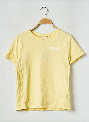 T-shirt jaune ONLY fille