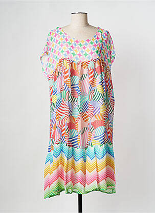 Robe mi-longue vert SACK'S femme