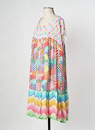Robe mi-longue vert SACK'S femme