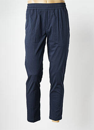 Pantalon droit bleu SAMSOE & SAMSOE pour homme