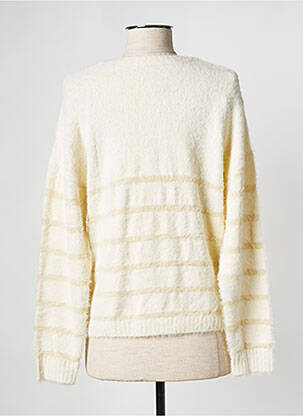 Gilet manches longues blanc PIECES femme