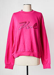 Sweat-shirt rose KARL LAGERFELD femme