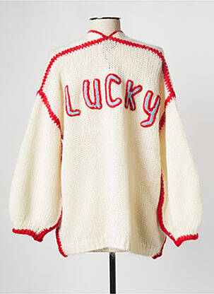 Gilet manches longues beige SACK'S femme