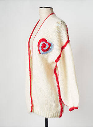 Gilet manches longues beige SACK'S femme