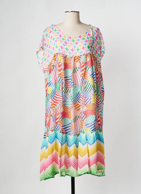 Robe mi-longue vert SAK'S pour femme