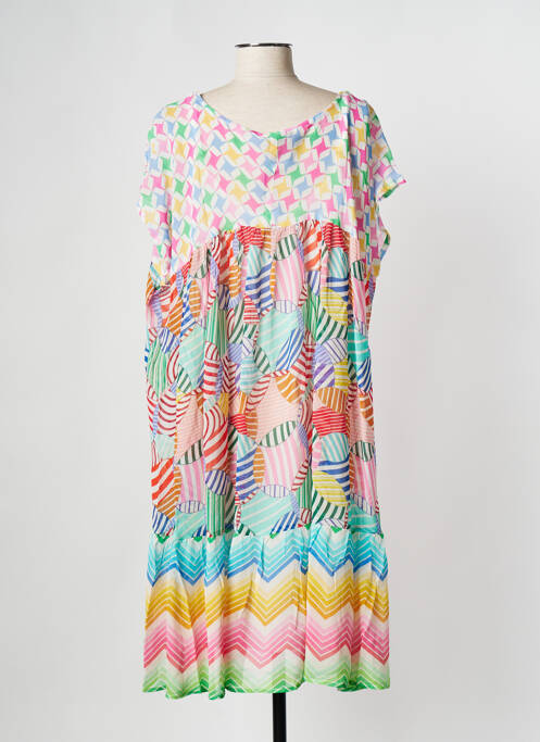 Robe mi-longue vert SAK'S pour femme