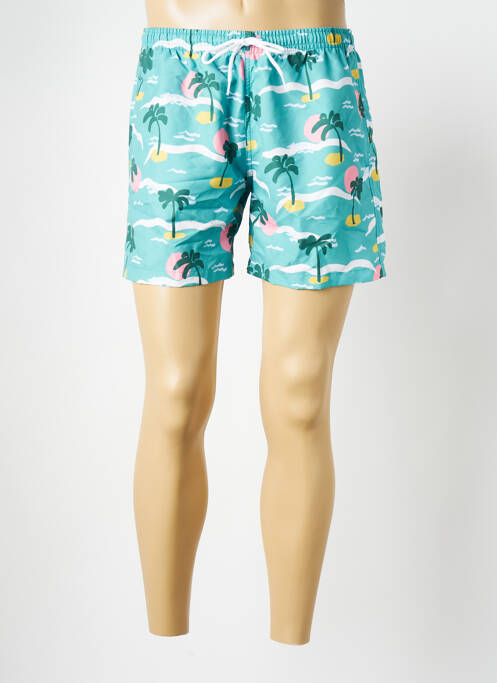 Short de bain vert OLOW pour homme