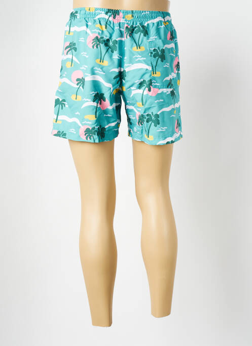 Short de bain vert OLOW pour homme