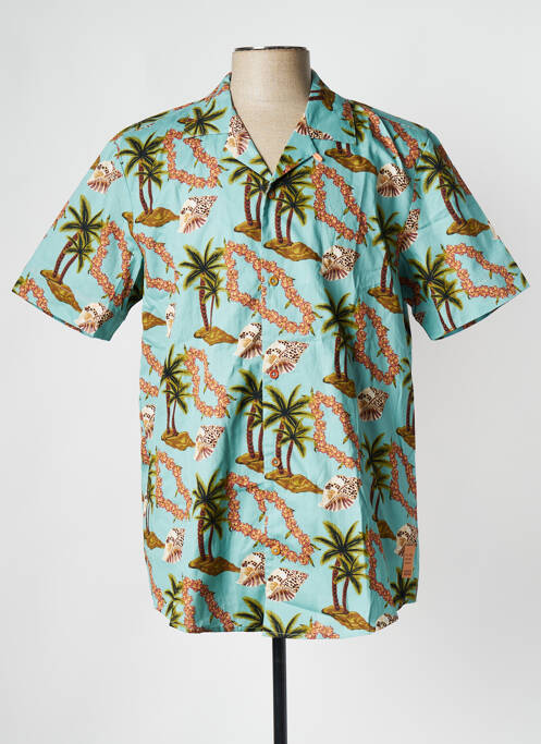 Chemise manches courtes vert SCOTCH & SODA pour homme