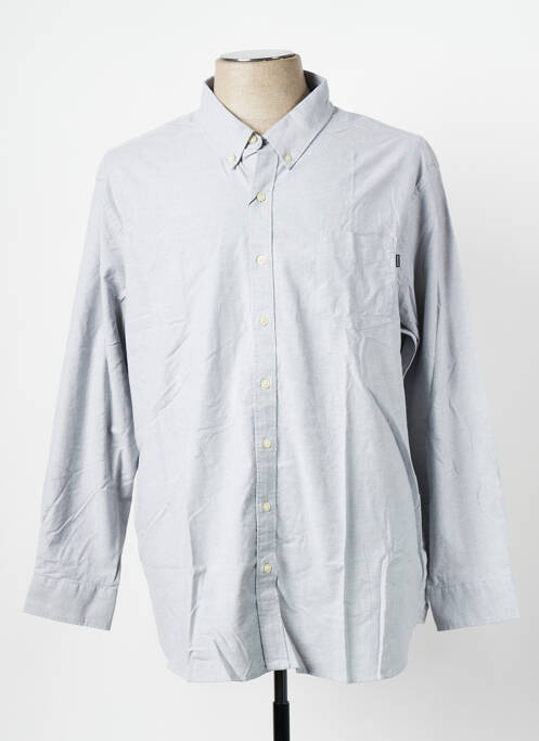 Chemise manches longues gris DOCKERS pour homme