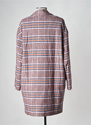 Manteau long violet BONTON femme