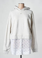Sweat-shirt gris KARL LAGERFELD pour femme seconde vue