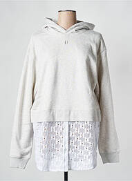 Sweat-shirt gris KARL LAGERFELD femme