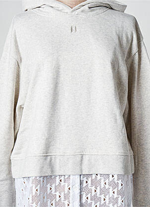 Sweat-shirt gris KARL LAGERFELD femme