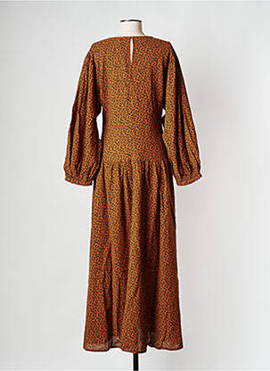 Robe longue marron THE NEW SOCIETY femme