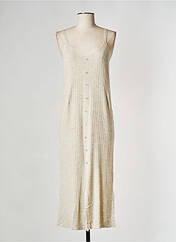 Robe mi-longue beige OBJECT pour femme seconde vue