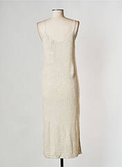 Robe mi-longue beige OBJECT pour femme seconde vue
