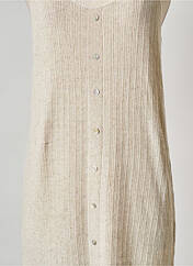 Robe mi-longue beige OBJECT pour femme seconde vue