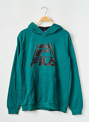 Sweat-shirt à capuche vert FILA garçon