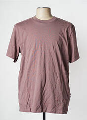 T-shirt marron MINIMUM pour homme seconde vue