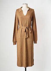 Robe mi-longue marron VILA pour femme seconde vue